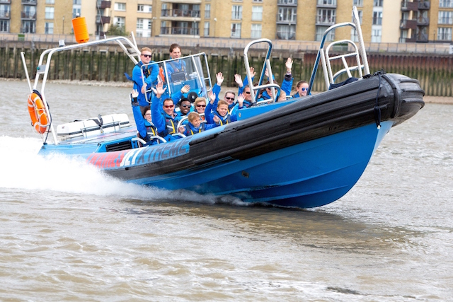 Kick the day off with a ride on City Cruises' Thamesjet