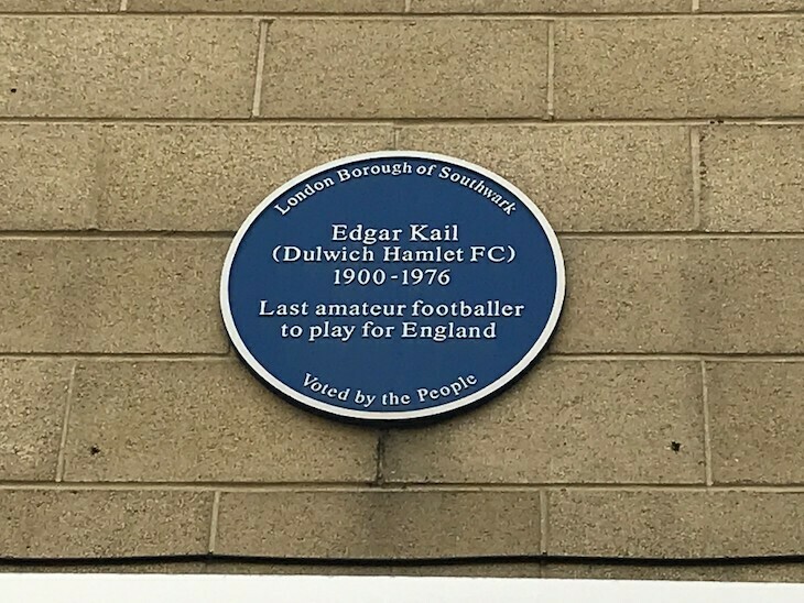 a plaque to Edgar Kail