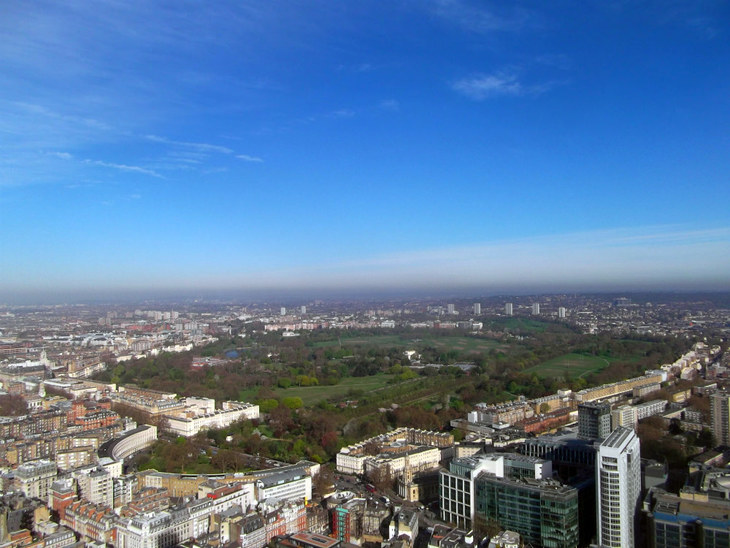 Regent's Park from the BT Tower.