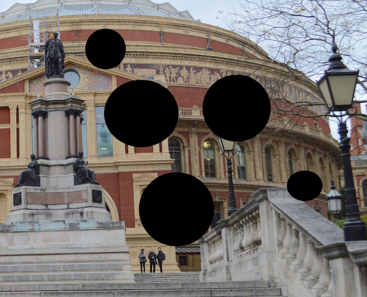 The Albert Hall full of holes