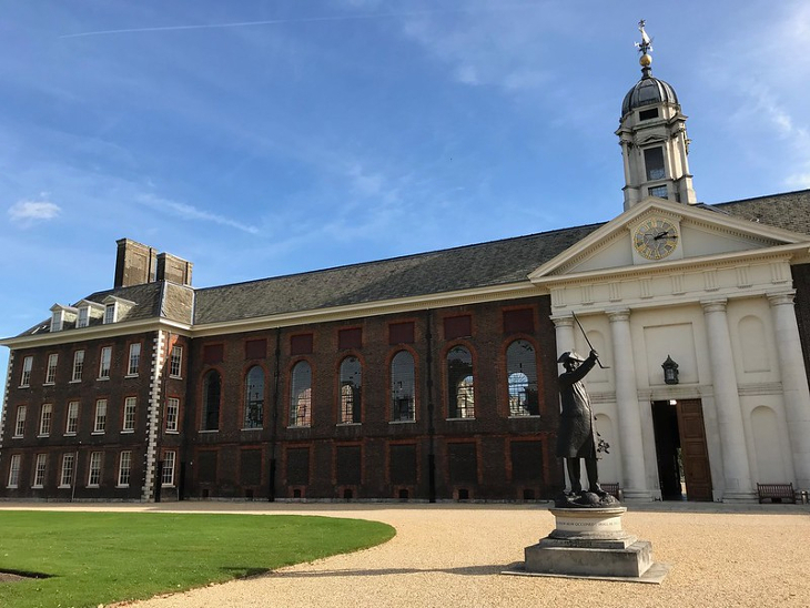 The exterior of part of the Royal Hospital Chelsea.