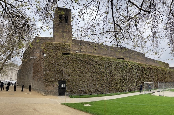 Ivy-covered citadel on The Mall