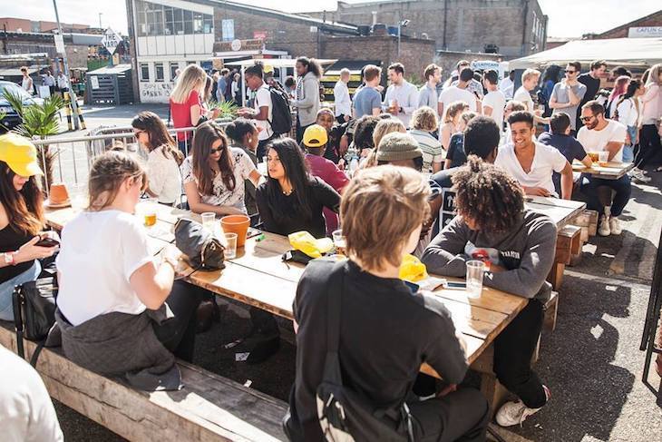 Sun, beer and good times at one of the best pub gardens in London: Crate Brewery