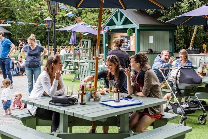 One of London's best beer gardens can be found at Dulwich's Wood House pub