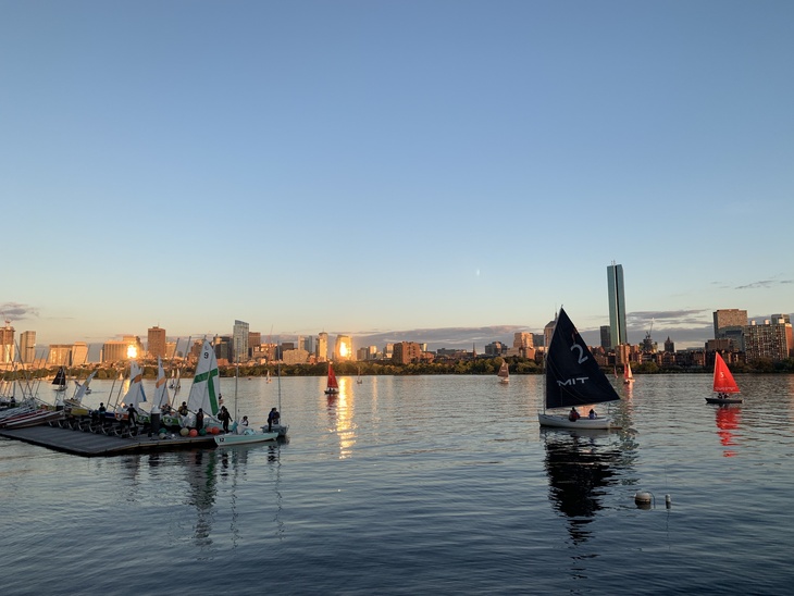 Best Things to Do in Boston: Sailboats on the Charles River in Boston, MA.