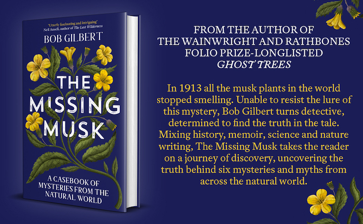 Dust jacket of the Missing Musk by Bob Gilbert
