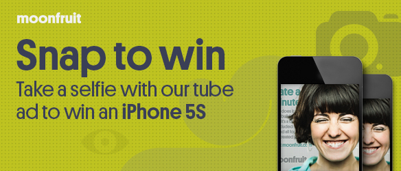 Snap A Selfie & Win An iPhone 5S With Moonfruit