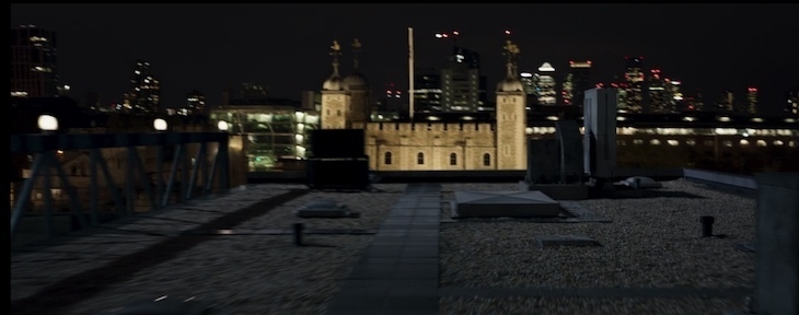 The tower of london at night