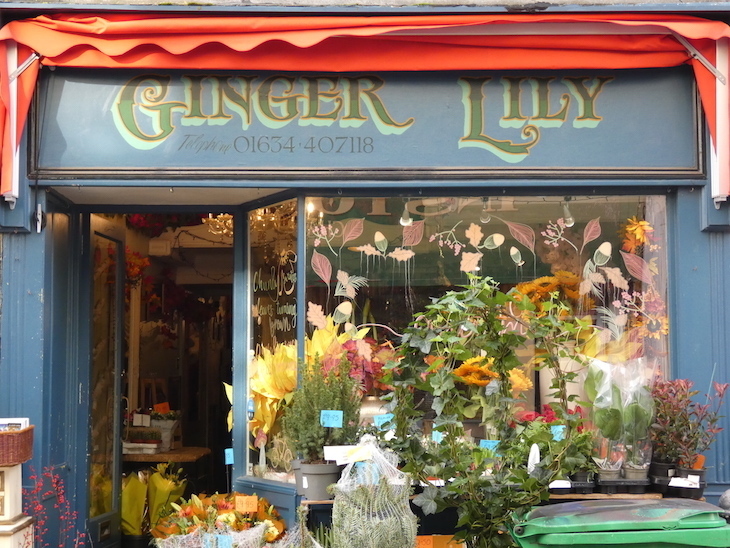 A colourful exterior photo of a florist called Ginger Lily 