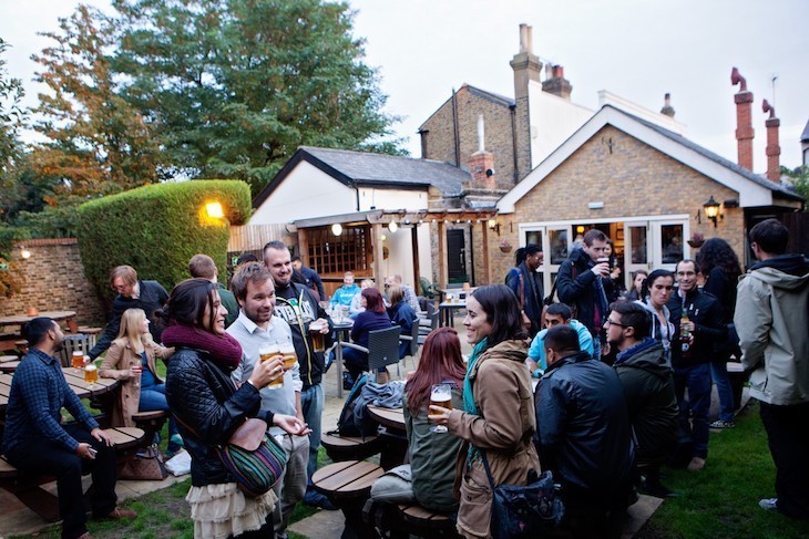 The Builders Arms in Croydon boasts one of the best beer gardens in London