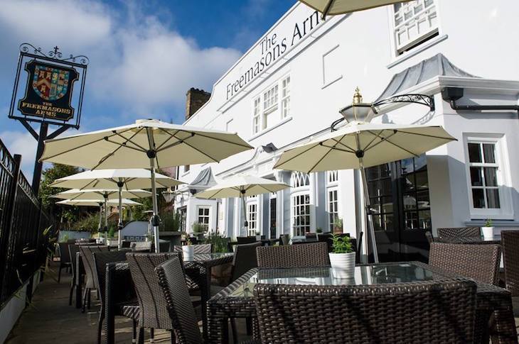 Best beer gardens in London: The Freemasons Arms
