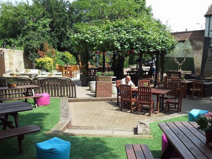 Find one of London's best beer gardens at The Green Man in Putney