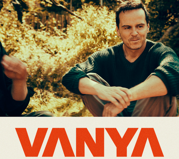 Autumn in London: Andrew Scott on a promotional poster or Vanya.